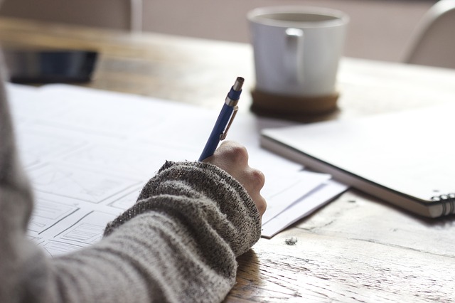 studying with coffee